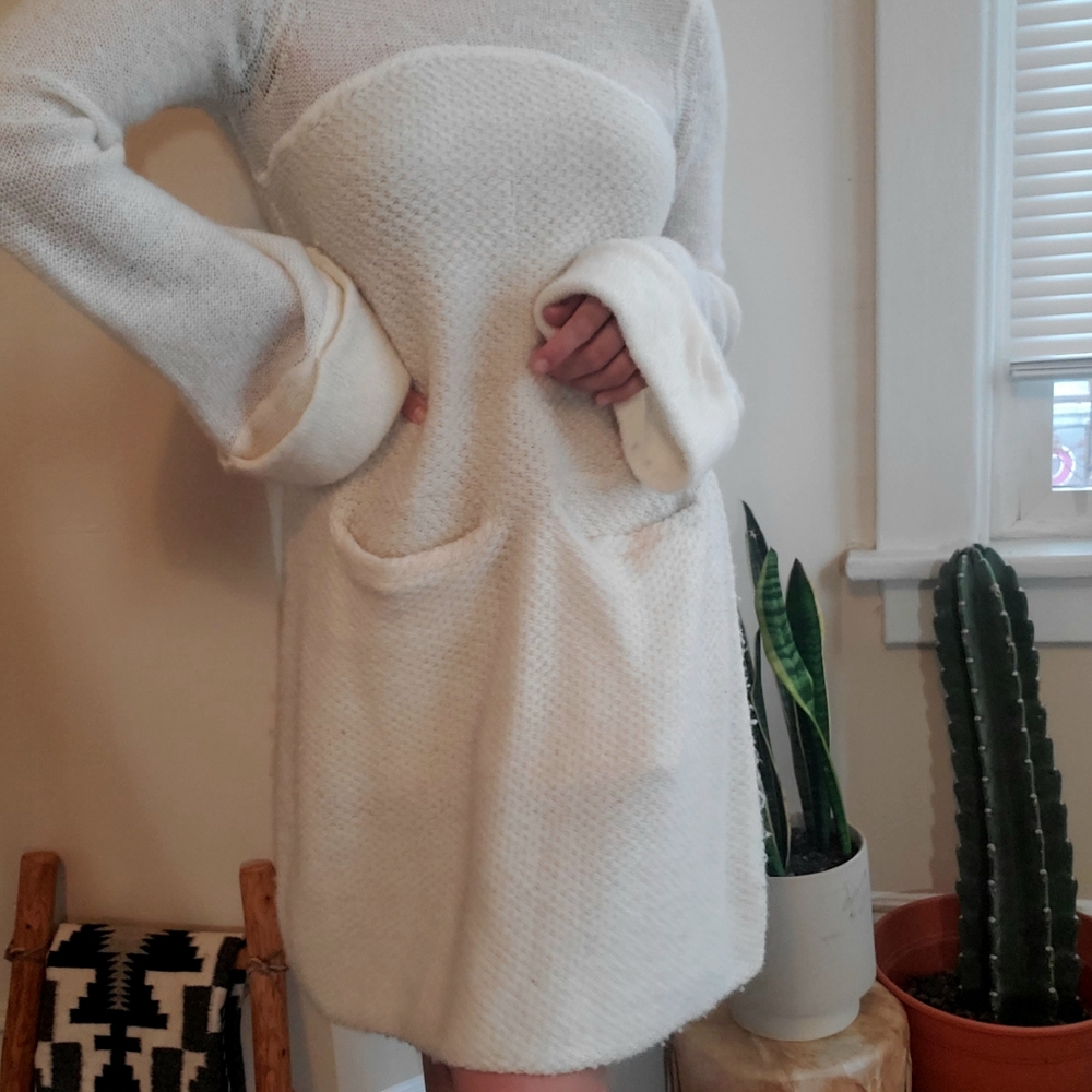 Free People wool Midi dress